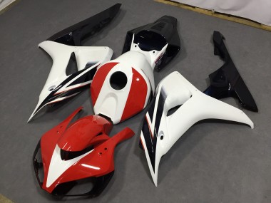 2006-2007 Rojo Brillante & Blanco CBR1000RR Carenado