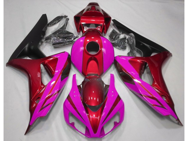 2006-2007 Rojo Brillante & Rosa CBR1000RR Carenado