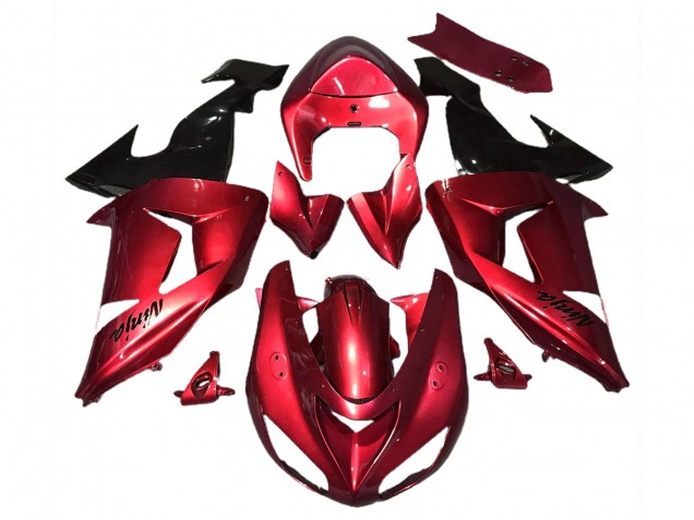 2006-2007 Rojo Brillante ZX10R Carenado
