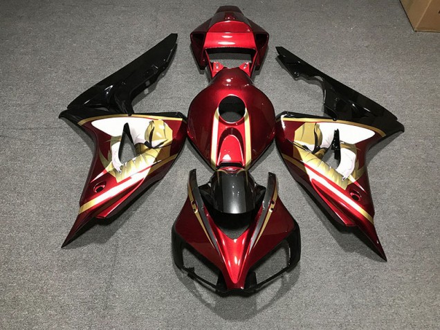 2006-2007 Rojo Intenso & Dorado CBR1000RR Carenado