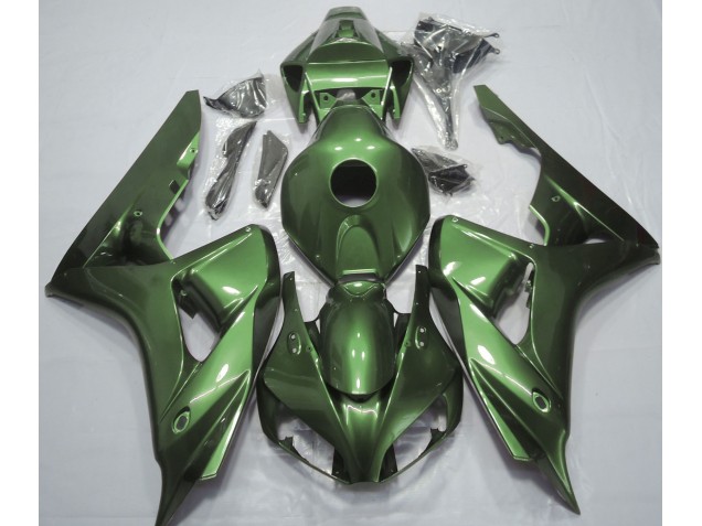 2006-2007 Verde Bosque Sólido CBR1000RR Carenado