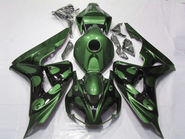 2006-2007 Verde Brillante & Negro CBR1000RR Carenado