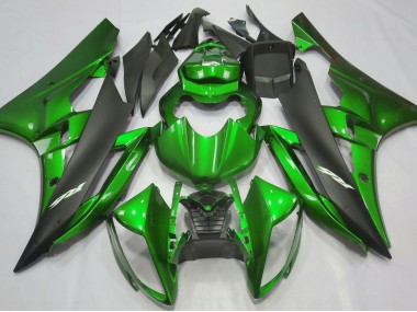 2006-2007 Verde Metalizado & Negro R6 Carenado