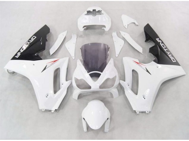 2006-2008 Blanco Con Bajos Negros Daytona 675 Carenado