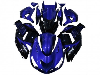 2006-2011 Azul Brillante & Negro ZX14R Carenado