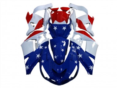 2006-2011 Bandera Estadounidense ZX14R Carenado