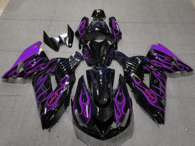 2006-2011 Púrpura Llama ZX14R Carenado