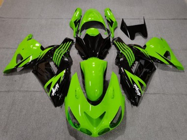 2006-2011 Verde Lima & Negro ZX14R Carenado