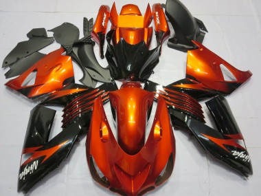 2006-2011 Verde Negro ZX14R Carenado