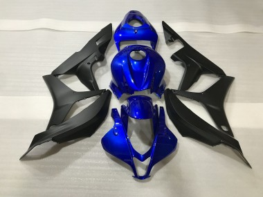2007-2008 Azul Brillante & Lima CBR600RR Carenado