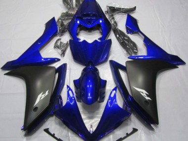 2007-2008 Azul Brillante & Negro R1 Carenado