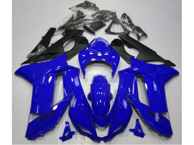 2007-2008 Azul Brillante ZX6R Carenado