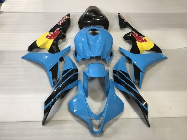 2007-2008 Azul Claro Rojo Toro CBR600RR Carenado