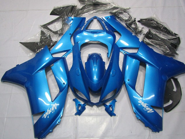 2007-2008 Azul Claro ZX6R Carenado