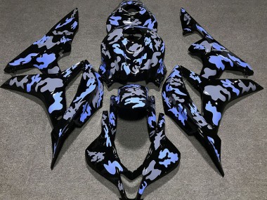 2007-2008 Azul & Gris Camuflaje CBR600RR Carenado