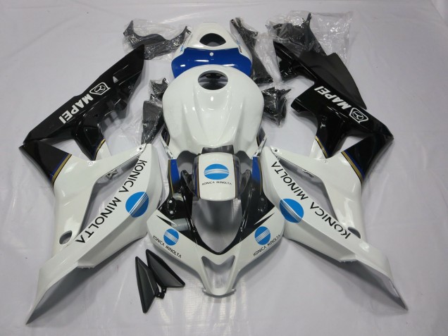 2007-2008 Azul Konica Minolta & Negro CBR600RR Carenado