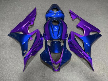 2007-2008 Azul Púrpura CBR600RR Carenado