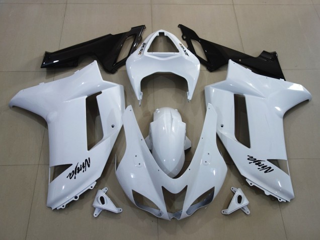 2007-2008 Blanco Brillante ZX6R Carenado