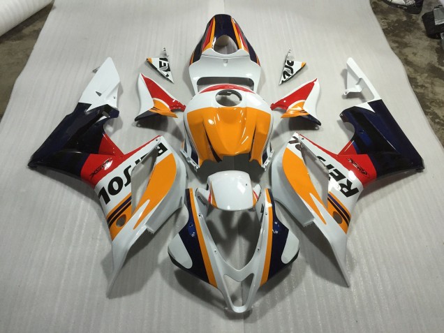 2007-2008 Blanco Personalizado Repsol CBR600RR Carenado