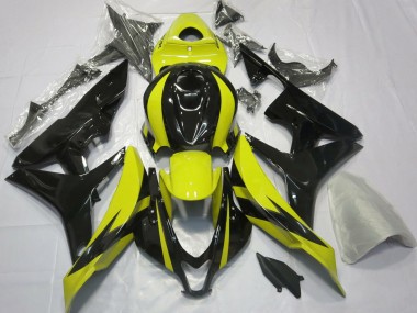 2007-2008 Diseño Amarillo & Negro OEM CBR600RR Carenado