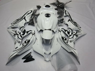 2007-2008 Diseño Especial Blanco Brillante CBR600RR Carenado