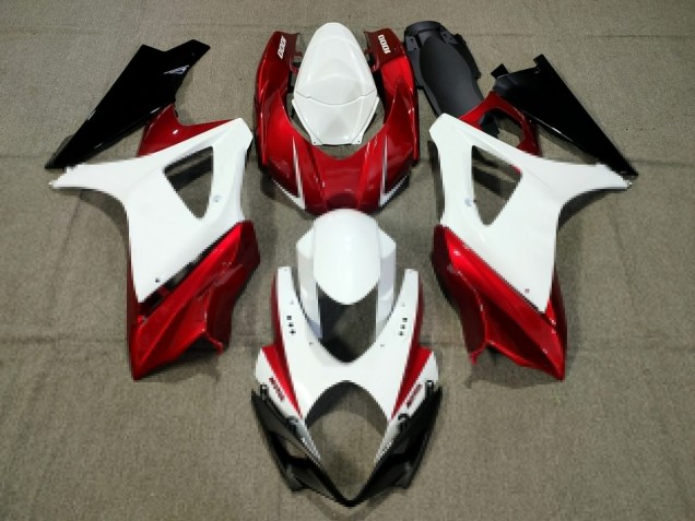 2007-2008 Diseño Personalizado Rojo GSXR 1000 Carenado