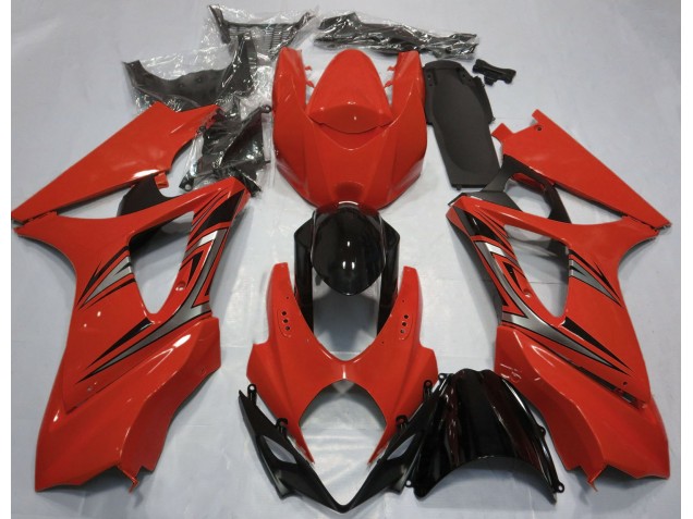 2007-2008 Estilo Rojo OEM GSXR 1000 Carenado