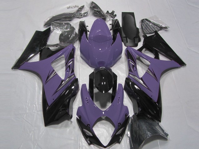 2007-2008 Morado Oscuro & Negro GSXR 1000 Carenado