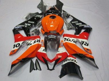 2007-2008 Naranja Vibrante Repsol CBR600RR Carenado
