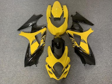 2007-2008 Negro & Amarillo GSXR 1000 Carenado