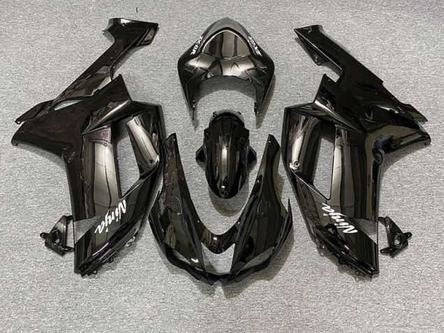 2007-2008 Negro Brillante ZX6R Carenado