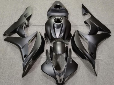 2007-2008 Negro Mate Liso CBR600RR Carenado