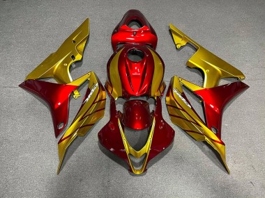 2007-2008 Oro Rojo CBR600RR Carenado