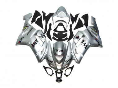 2007-2008 Plata West Brillo ZX6R Carenado