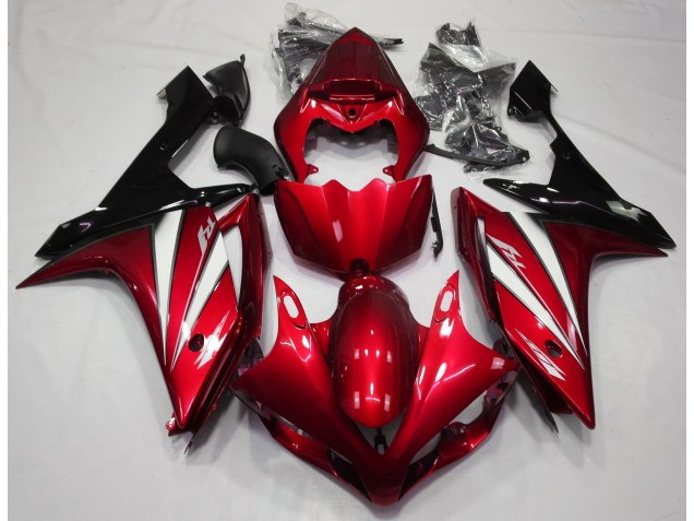 2007-2008 Rojo Blanco & Negro R1 Carenado