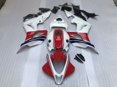 2007-2008 Rojo Brillante & Blanco CBR600RR Carenado