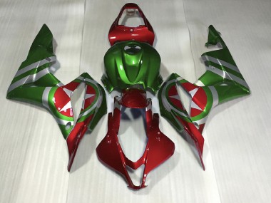 2007-2008 Rojo & Verde Capitán América CBR600RR Carenado