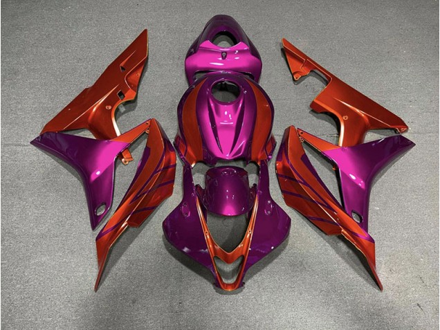 2007-2008 Rojo Violáceo CBR600RR Carenado
