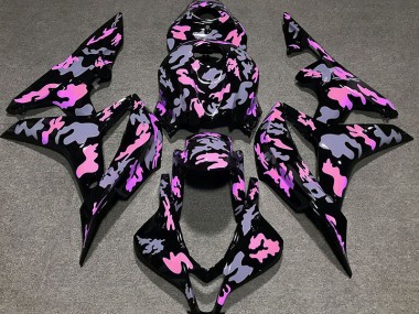 2007-2008 Rosa & Gris Camuflaje CBR600RR Carenado