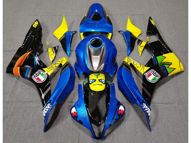 2007-2008 Tiburón Azul CBR600RR Carenado