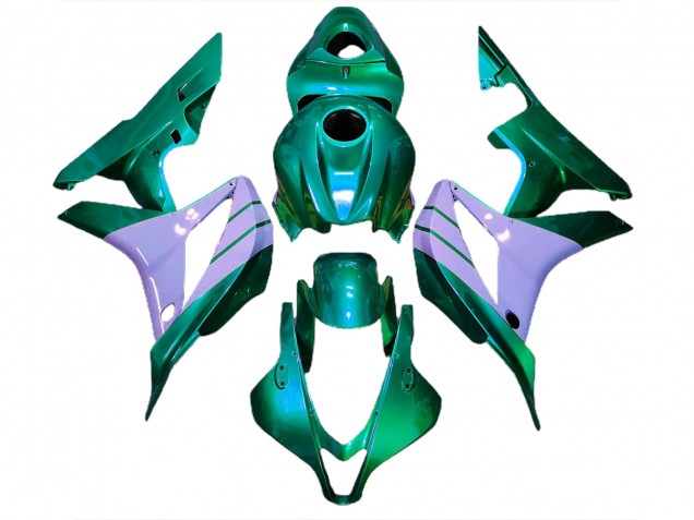2007-2008 Turquesa & Morado Lechoso CBR600RR Carenado
