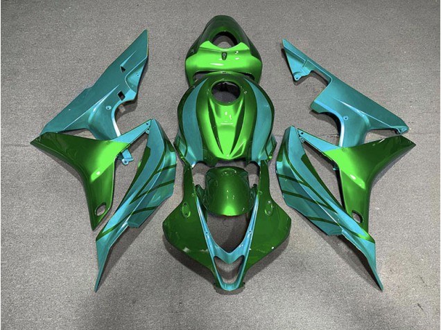 2007-2008 Verde & Verde Azulado CBR600RR Carenado