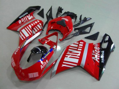 2007-2014 Alice Rojo Ducati 848 1098 1198 Carenado