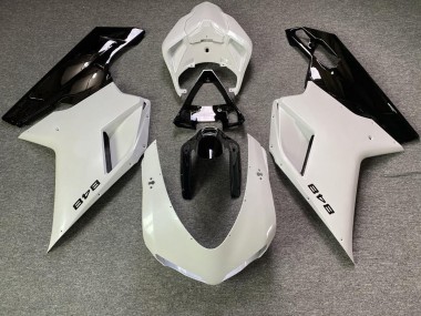 2007-2014 Blanco Perla & Negro Ducati 848 1098 1198 Carenado
