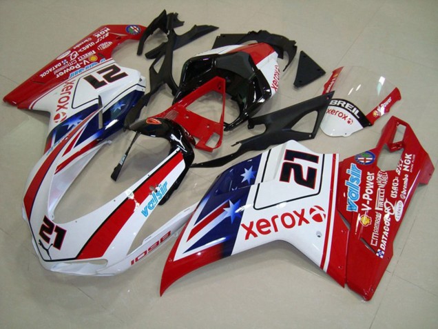 2007-2014 Estrella Xerox Ducati 848 1098 1198 Carenado