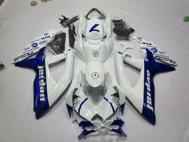 2008-2010 Azul Jordan GSXR 600-750 Carenado