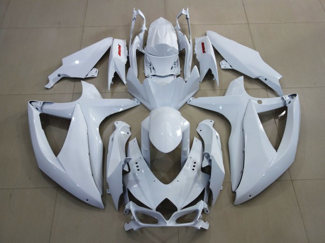 2008-2010 Blanco Brillante & Rojo GSXR 600-750 Carenado