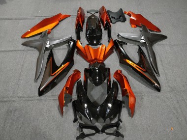 2008-2010 Estilo Naranja Quemado OEM GSXR 600-750 Carenado
