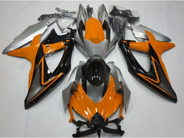2008-2010 Naranja & Plata GSXR 600-750 Carenado