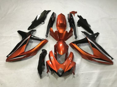 2008-2010 Naranja Quemada GSXR 600-750 Carenado